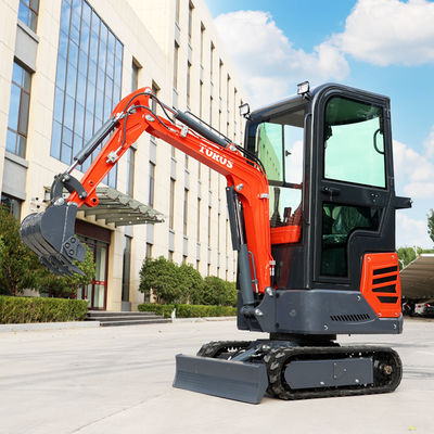 Beli 930mm Chassis Width Mini Hydraulic Excavator 1,2 Ton Konsumsi rendah online manufacture