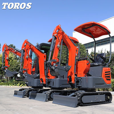 Beli TE-12 Mini Excavator Mini Excavator Diesel Berkinerja Tinggi Tinggi 2285mm Untuk Pekerjaan Kota online manufacture