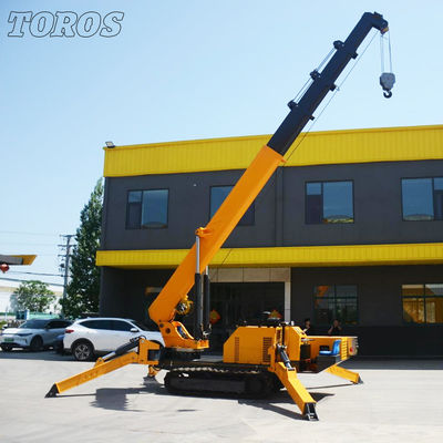 Beli Jangkauan 16,8m Narrow Space Spider Crane Untuk Konstruksi Dan Aplikasi Industri online manufacture