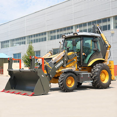 Beli 1m3 Bucket Backhoe Loader Machine Untuk Pekerjaan Konstruksi Ramah Pengguna online manufacture
