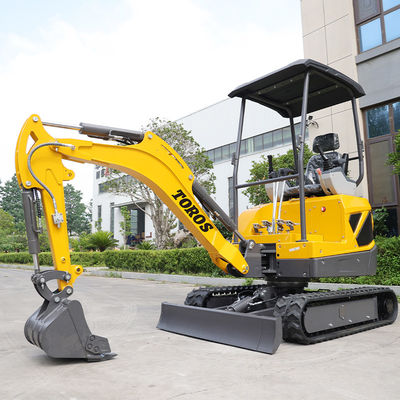 Beli TE-20 Mini Excavator, Mesin Track 2 ton dengan Bucket yang Diperkuat, Cocok untuk penggunaan komersial dan rumahan. online manufacture