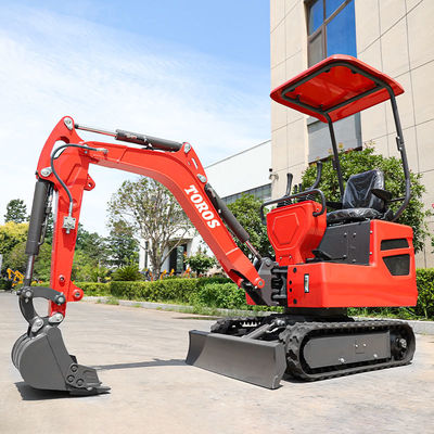 Beli TE-10 Mini Excavator Ekskavator mini satu ton terbaru, Struktur mekanis baru, Rantai yang dipertebal online manufacture