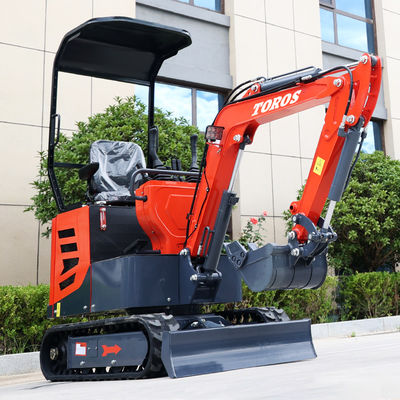Multifungsi Toros Mini Excavator 1 Ton Micro Digger Dengan Mesin Koop