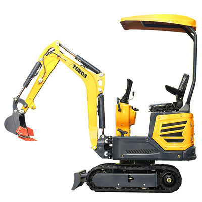 4km/H Rumah Tangga Mini Excavator Material Handling Mini Excavator kecil