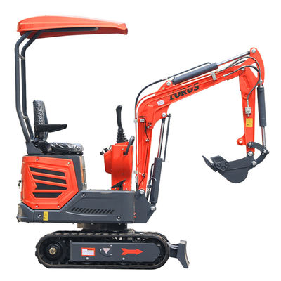 1.2 Ton Mesin Diesel Toros Mini Excavator Tekanan Operasi 22MPa