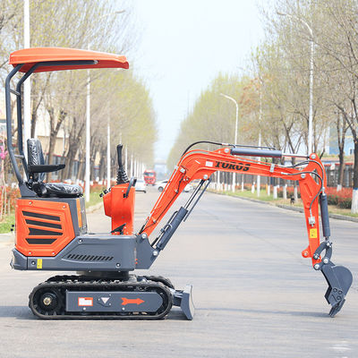 1.2 Ton Mesin Diesel Toros Mini Excavator Tekanan Operasi 22MPa