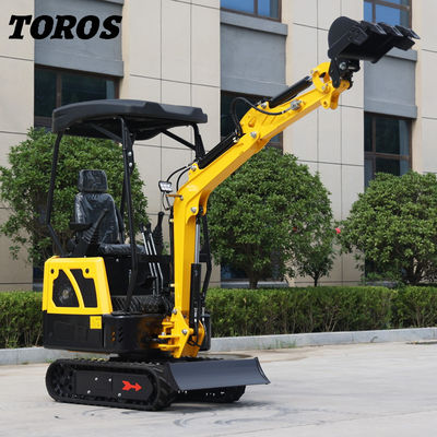 19KW Toros Mini Excavator Hidraulik 1,5 Ton Mini Digger Penggunaan Rumah