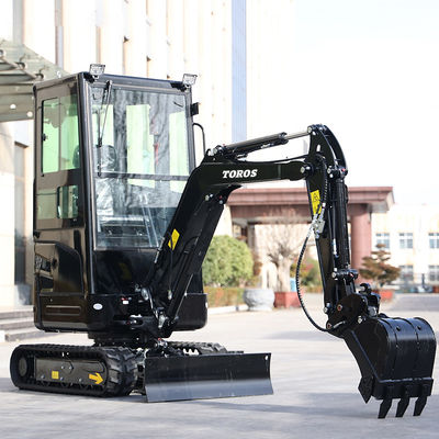 11.8KW 2600rpm 1,8 Ton Mini Excavator Mesin Penggali Kecil Untuk Pertanian
