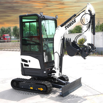 11.8KW 2600rpm 1,8 Ton Mini Excavator Mesin Penggali Kecil Untuk Pertanian