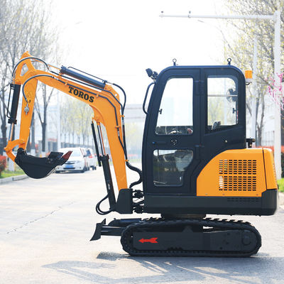 EURO 5 2 Ton Mini Excavator Excavator Rumah Tangga Kecil Konsumsi rendah