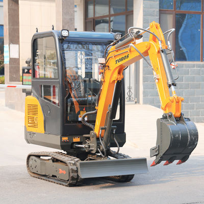 EURO 5 2 Ton Mini Excavator Excavator Rumah Tangga Kecil Konsumsi rendah