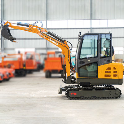 Situs konstruksi 3ton Toros Mini Excavator Mesin Penggerak Bumi Kecil