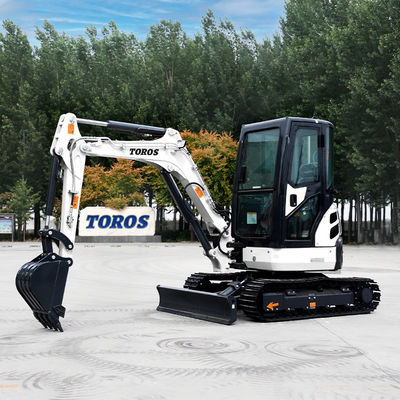 Toros 3,5 Ton Mini Digger Minibagger Peralatan Penggalian Kompak