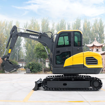 Excavator Hidraulik 1.2 Ton dengan Panjang Jalur 1200mm