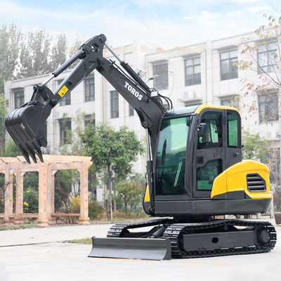 Ekskavator Mini 4 Ton Bersertifikat EPA 2400rpm Bagger Ekskavator Perayap Kecil