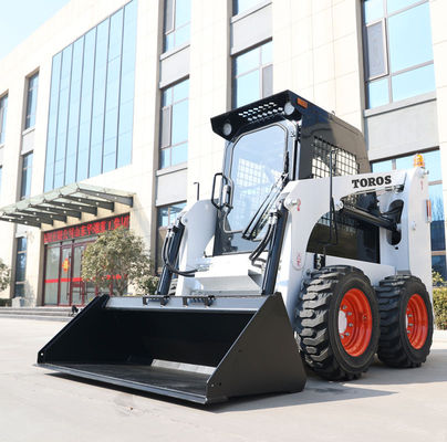 Skid Steer Loader Hidraulik TOROS White JC45 JC65 Dengan Attachment