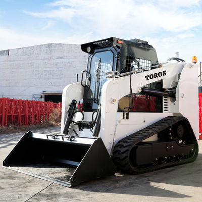 Epa4 Euro5 Kompak Skid Steer Loader Dengan Hydraulic Breaker Hydrostatic Drive
