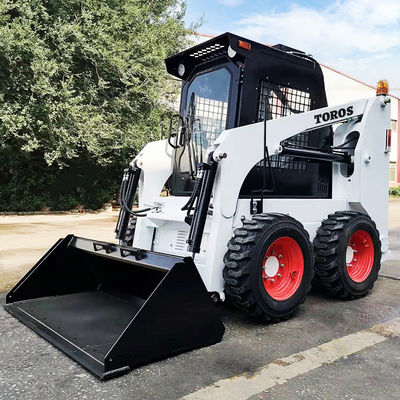 Skid Steer Loader Hidraulik TOROS White JC45 JC65 Dengan Attachment