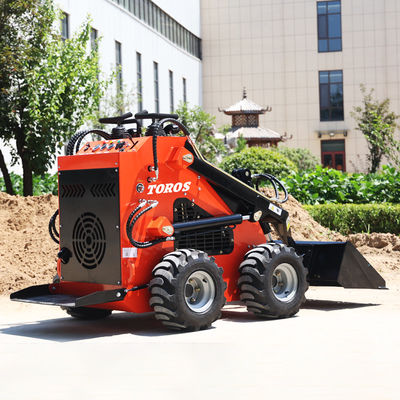 18.2KW Mini Skid Steer Loader Compact Front End Loader Serbaguna