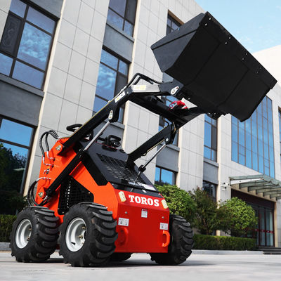 18.2KW Mini Skid Steer Loader Compact Front End Loader Serbaguna