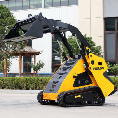 Kapasitas Operasi 1000-1500Lbs Mini Skid Steer Loader Mudah Dikendalikan