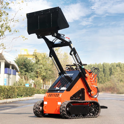 Kapasitas Operasi 1000-1500Lbs Mini Skid Steer Loader Mudah Dikendalikan