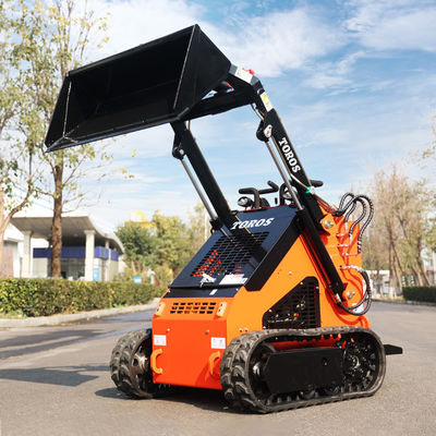 Kapasitas Operasi 1000-1500Lbs Mini Skid Steer Loader Mudah Dikendalikan
