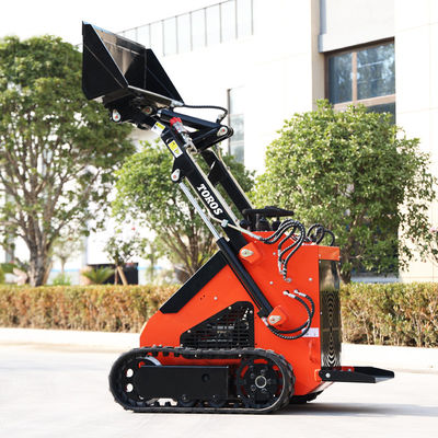 2-4Mph Mini Skid Steer Loader Dengan 2 Tipping Load Closed Loop Sistem Hidraulik