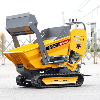 Bangunan Robust Mini Crawler Dumper Dengan Ban Pneumatik / Solid