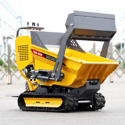 Bangunan Robust Mini Crawler Dumper Dengan Ban Pneumatik / Solid