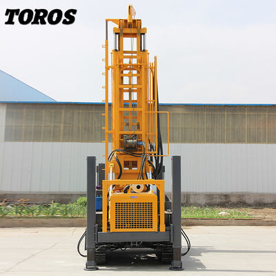 EURO 5 Sertifikasi Pengeboran sumur air rig dengan Crawler Traveling 4100 * 1950 * 2600mm