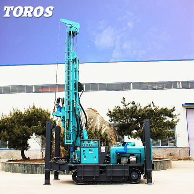 TOROS Power Diesel Hydraulic Crawler Drilling Rig Dengan Mesin YUCHAI