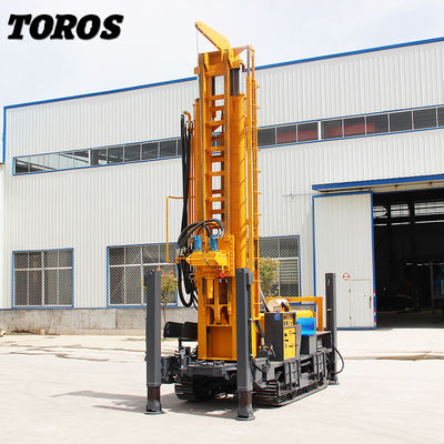 TOROS Power Diesel Hydraulic Crawler Drilling Rig Dengan Mesin YUCHAI