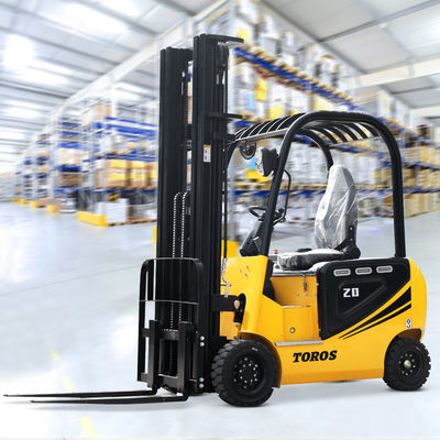 4-6m Ban Pneumatik Listrik Jangkauan Truk Forklift Listrik Counter Balance