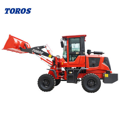 Multipurpose Kompak Front End Wheel Loader Mesin Dengan 0.5m2 Ember