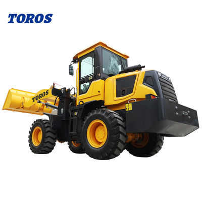 Multipurpose Kompak Front End Wheel Loader Mesin Dengan 0.5m2 Ember