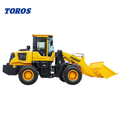 Multipurpose Kompak Front End Wheel Loader Mesin Dengan 0.5m2 Ember