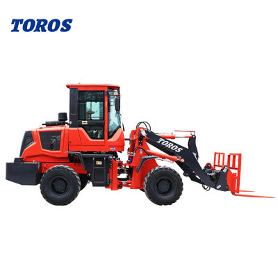 Multipurpose Kompak Front End Wheel Loader Mesin Dengan 0.5m2 Ember