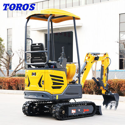Mesin Diesel 1.2t Mini Excavator Mesin 1.5 Ton Mini Digger 1 Tahun Garansi