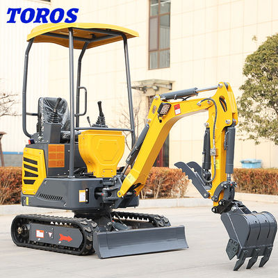 Mesin Diesel 1.2t Mini Excavator Mesin 1.5 Ton Mini Digger 1 Tahun Garansi