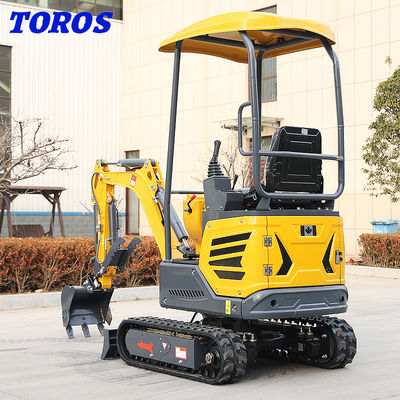 Excavator Crawler Kompak Kekuatan Tinggi tahan lama 1,2 Ton Operasi Mudah