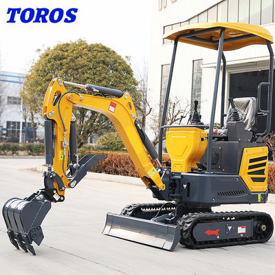 Excavator Crawler Kompak Kekuatan Tinggi tahan lama 1,2 Ton Operasi Mudah