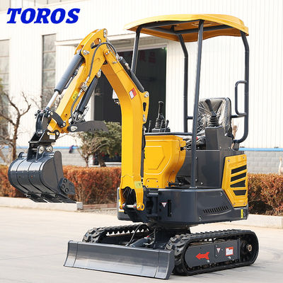 Excavator Crawler Kompak Kekuatan Tinggi tahan lama 1,2 Ton Operasi Mudah