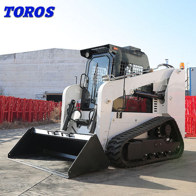 Skid Steer Track Loader Multifungsi Skid Steer Diesel Tugas Berat