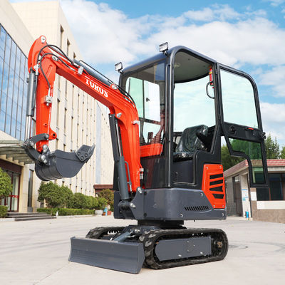 Adaptif Mini Hydraulic Excavator Untuk Penggunaan Pertanian 1.2ton Mudah Dioperasikan