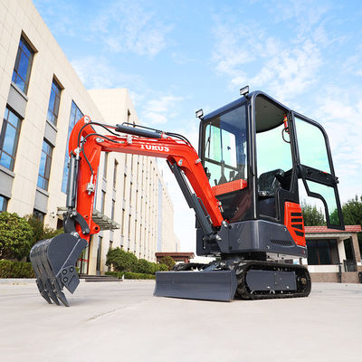 Multipurpose 1.2 T Excavator Excavator taman kecil 2870*930*2030mm Dimensi