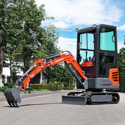 Adaptif Mini Hydraulic Excavator Untuk Penggunaan Pertanian 1.2ton Mudah Dioperasikan