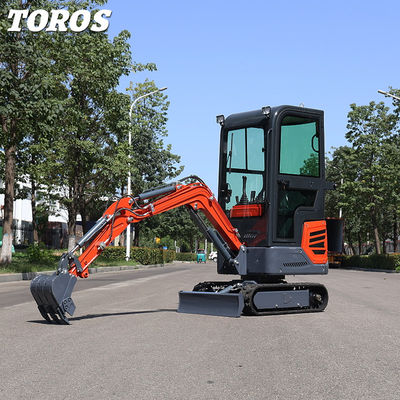 Kinerja Tinggi 1.2 Ton Mini Digger Excavator Crawler Kecil hemat energi
