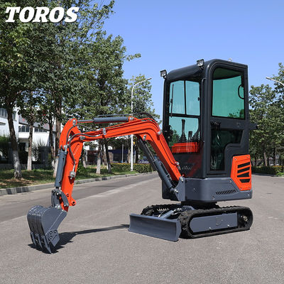 Ringan Mini Crawler Excavator Max. kedalaman penggalian vertikal 1655mm