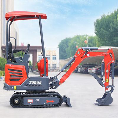 Kinerja Tinggi 1.2 Ton Mini Digger Excavator Crawler Kecil hemat energi